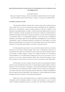 BOAVENTURA DE SOUSA SANTOS: HACIA UNA SOCIOLOGÍA DE