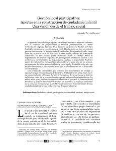 Gestión local participativa: Aportes en la construcción de ciudadanía