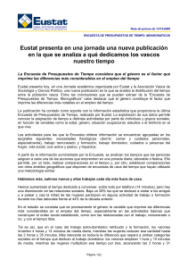 ENCUESTA DE PRESUPUESTOS DE TIEMPO