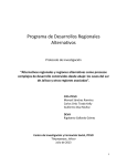 Programa de Desarrollos Regionales Alternativos