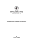 Reglamento de Extensión FCS - Universidad Autónoma de Asunción