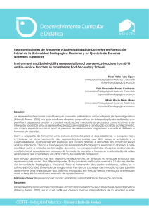 Desenvolvimento Curricular e Did&aacute;tica Desenvolvimento Curricular