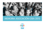 Memoria GSIA 2015 - Grupo de Sociología de la Infancia y la