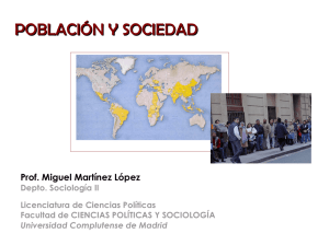 población y sociedad - Miguel Ángel Martínez