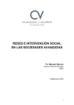 redes e intervención social en las sociedades avanzadas