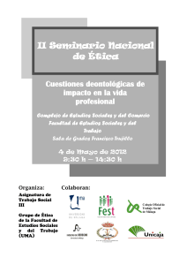 Programa - Colegio de Trabajo Social de Málaga
