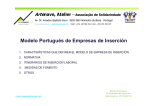 Modelo Portugués de Empresas de Inserción Modelo Portugués de