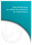 Guía de Recursos en materia de protitución en Fuerteventura