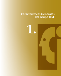 Características Generales del Grupo ICSE