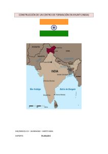 construcción de un centro de formación en khunti