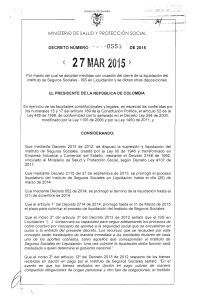( 2 7 MAR 2015 ) - Presidencia de la República de Colombia