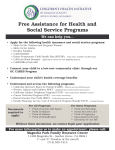 Free Assistance for Health and Social Service