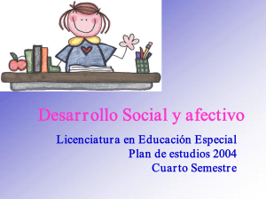 Desarrollo Social y afectivo