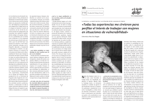 &laquo;Todas las experiencias me sirvieron para perfilar el inter&eacute;s de