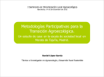 Metodologías Participativas para la Transición Agroecológica.