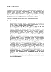 Natalia Caicedo Camacho Lecture in law at the University of