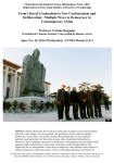 Nov 16 Reigadas `Multiple ways to democracy in contemporary China`