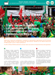 Trade Unions in Belgium Les syndicats en Belgique Los sindicatos