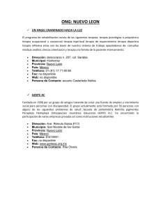 ONG: NUEVO LEON