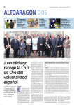 Juan Hidalgo recoge la Cruz de Oro del voluntariado español