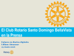 El Club Rotario Santo Domingo BellaVista en la Prensa