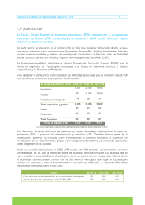 1 // DESCUBRIENDO LA RESPONSABILIDAD SOCIAL DE LA ETSII