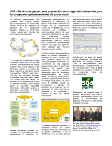 La creciente preocupación, por parte del gobierno, para brindar una