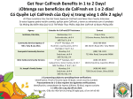 Get Your CalFresh Benefits in 1 to 2 Days! ¡Obtenga sus beneficios