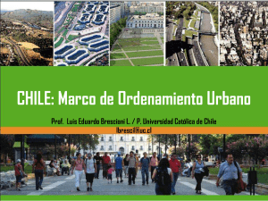 CHILE: Marco de Ordenamiento Urbano