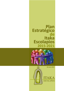 Plan Estratégico Itaka Escolapios