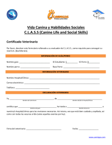 Certificado Veterinario