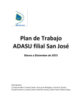 Plan de Trabajo ADASU filial San José