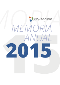 Memoria 2015 - Simón de Cirene