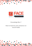 Knowledge Box 7 How to improve your presence on social media