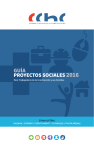 proyectos sociAles 2016 - Cámara Chilena de la Construcción
