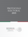 protocolo electoral 2015 - Secretaría de Desarrollo Social