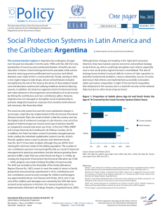 Social Protection Systems in Latin America and
