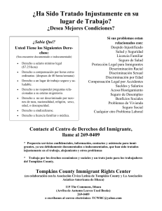 Treated Unfairly At Work - Tompkins County Workers` Center