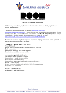 Prácticas en Gestión de redes sociales ROOM es una publicación