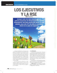 los ejecutivos y la rse