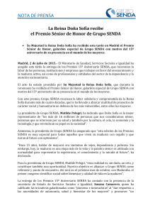 nota de prensa - Sociedad Nuclear Española