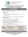 Free Assistance for Health and Social Service Programs