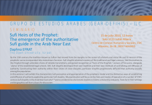 GRUPO DE ESTUDIOS ARABES (GEAR-DEFIHIS) &ndash; ILC Sufi Heirs