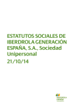 Estatutos socialEs dE ibErdrola GEnEración EsPaÑa, s.a., sociedad