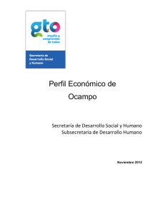 Perfil Económico de Ocampo