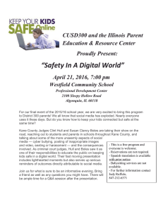 “Safety In A Digital World”