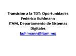 Transición a la TDT: Oportunidades Federico Kuhlmann ITAM