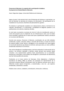 Preservem el Maresme: la conquista de la participación ciudadana