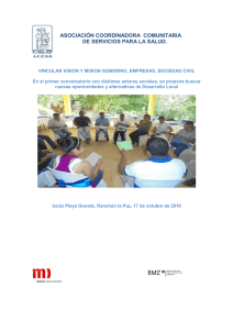 Reportaje alianza y concertacion