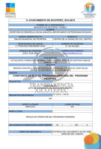 h. ayuntamiento de xicotepec, 2014